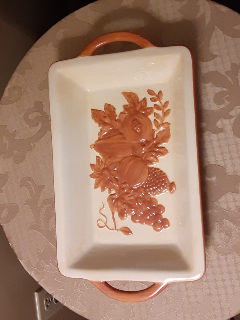 Fall Ceramic Casserole Baking Dish